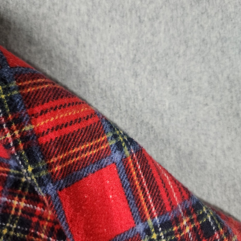John Blair Flannel Shirt Mens XL Red Plaid Good Vintage Long Sleeve Cotton - Picture 4 of 9